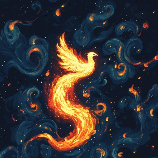 A majestic orchestral composition that tells the tale of the mythical phoenix rising from the ashes, symbolizing rebirth and renewal. The piece features soaring strings, powerful brass, and dynamic percussion, creating an atmosphere of grandeur and triumph.