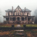 echoes of melancholy throughout an abandoned, haunted mansion