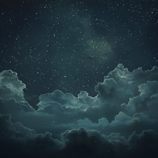 Immerse in a dreamy soundscape where melancholic guitar riffs reverberate under an ethereal atmosphere. This song weaves otherworldly vibes with emo undertones, creating a hauntingly beautiful journey through the starlit night. The ambient textures paired with introspective melodies invite listeners to introspection and emotional depth, offering a transcendent musical experience.