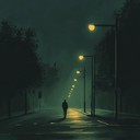 instrumental garage track evoking nostalgia, solitude, and city lights.