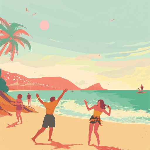 Dive into the ultimate summer celebration with this cheerful rumba track. The dynamic interplay of guitar and percussion conjures images of tropical beaches and festive gatherings under the sun, creating a soundtrack perfect for joyful moments.