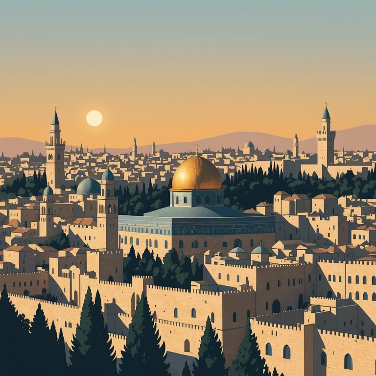 This instrumental track embraces the rich heritage of traditional jewish music with a tender and reflective approach, evoking deep emotional connections with its moving melodies. Emphasizing the beauty of simplicity, the track features a singularly captivating instrument that transports the listener to ancient jerusalem, bringing the past into a serene present.