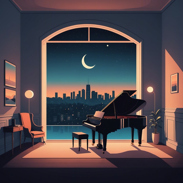 An alternative version where the piano's soft echoes enhance the feeling of solitude and reflection, allowing for a more profound connection with the self and promoting a peaceful, meditative state.