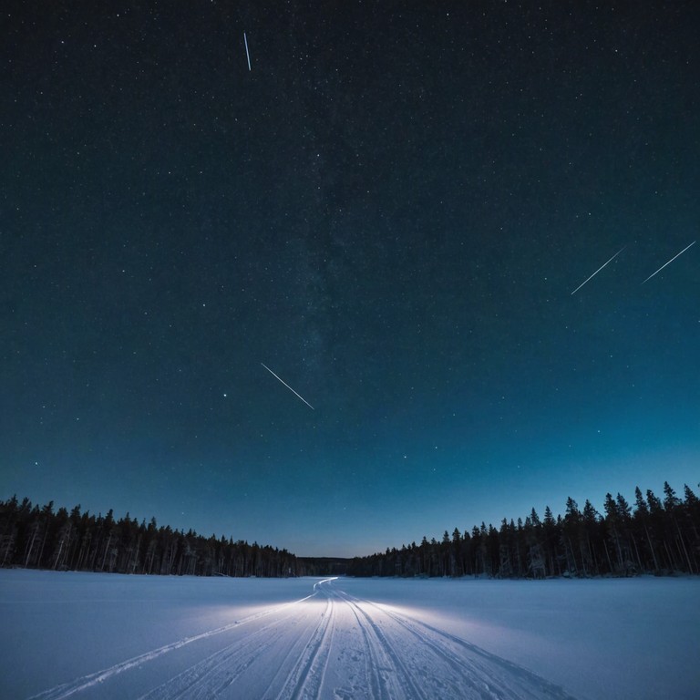 An auditory bridge between finland's lush, historical mystique and a bold future, where the ancient kantele strums meld with cutting edge electronic beats, painting a soundscape that is transcendent and rooted, inviting listeners to a unique cultural journey amid the auroras.