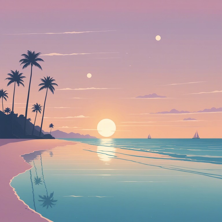 A soothing dance track with a focus on light rhythmic patterns and ethereal synths, designed to transport the listener to a state of calm reflection, as if they’re drifting on gentle ocean currents