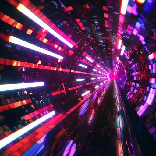 Imagine speeding through a futuristic cityscape filled with pulsing neon lights and towering skyscrapers. Rapid, glitchy beats and intricate electronic textures create a sense of urgency and excitement, while atmospheric pads and cinematic soundscapes evoke a feeling of awe and wonder at the technological marvels surrounding you.