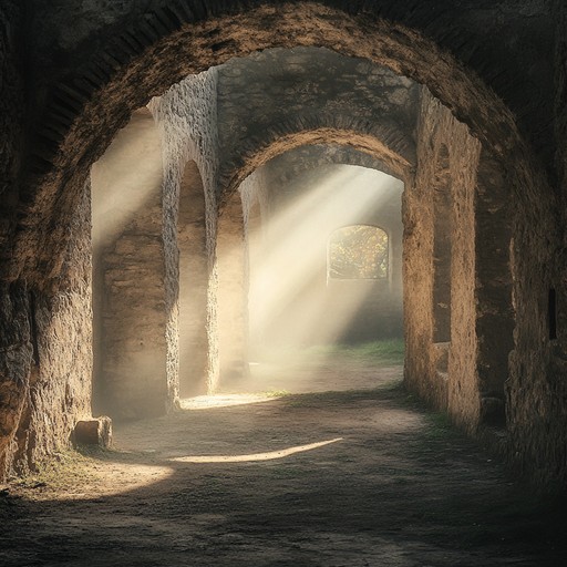 Imagine a soundtrack that captures the soul of history's lost epochs, played on the strings of a nyckelharpa amid the spectral ambience of crumbling walls and winds whispering through time worn stones. This arrangement not only aims to evoke feelings of introspection and serene melancholy but also connects the listener with the deep, often unspoken narratives of human history.