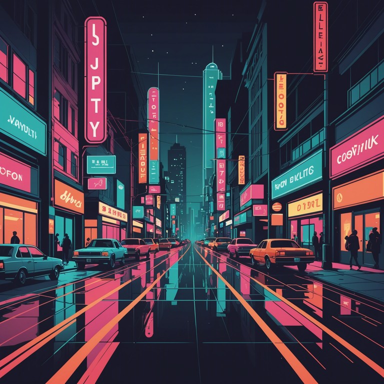 A high energy track that merges driving punk rhythms with groovy beats to reflect a night out in the city filled with youthful rebellion and vibrant street culture. Electric guitar riffs punctuate the soundscape, evoking the feeling of excitement and anticipation under the urban streetlights.