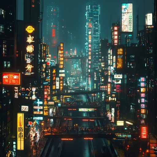 Dive into a world of neon lights and high energy chases with pulsating beats and gritty basslines. This track's relentless rhythm captures the essence of a cyberpunk city, making it ideal for thrilling, futuristic scenarios.