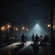 unsettling cabaret tune with haunting whispers