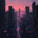 mysterious synthwave piece evoking eerie futuristic atmosphere