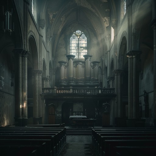 This atmospheric piece utilizes a church organ to blend dark, haunting melodies with the soulful essence of gospel music. It conjures images of forgotten souls seeking redemption, creating an intense and thought provoking experience