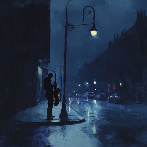 An instrumental track combining smooth jazz and ambient elements, featuring subtle saxophone riffs over laid back rhythms. It captures the tranquility of a calm city night, perfect for unwinding.