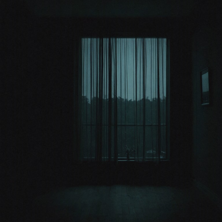 A composition designed to evoke a simultaneous sense of calm and suspense, 'whispers in the dark' uses soft, haunting melodies that blend the innocent charm of a lullaby with a subtle undercurrent of suspense. The music plays gently, cultivating an eerie serenity that tiptoes on the edge of the unconscious mind, perfect for a suspenseful, yet calming nocturnal atmosphere.