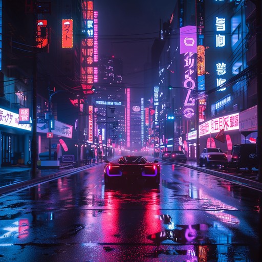 This track evokes the sensation of driving through a city at night, under neon skies, with a sound that's as smooth as the ride. A perfect blend of nostalgia and serenity, encapsulating the essence of a quiet, mesmerizing journey through time and sound.