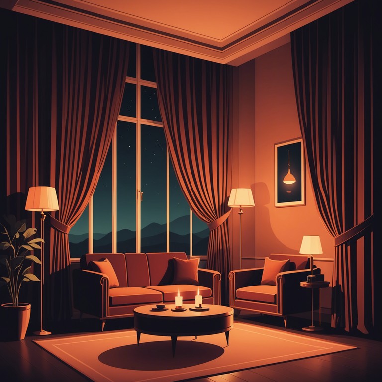 Imagine an elegant candlelit setting where each note from the electric piano reverberates softly against velvet draped walls, encouraging a tranquil and intimate atmosphere. This composition should be the quintessence of a soulful, late night contemplation at a refined lounge.