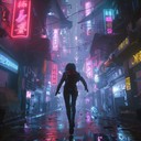 tense cyberpunk track with electric, dystopian atmosphere.