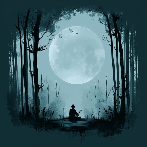 A somber instrumental piece intertwined with echoing chants and rhythmic drumming, evoking the deep sorrow of forgotten tribes. The melody, carried by the velvety sounds of flutes and the haunting beats of djembes, recalls ancient tales of loss and mourning. Each note lingers, painting a scene of desolation in sacred forests and forgotten lands.