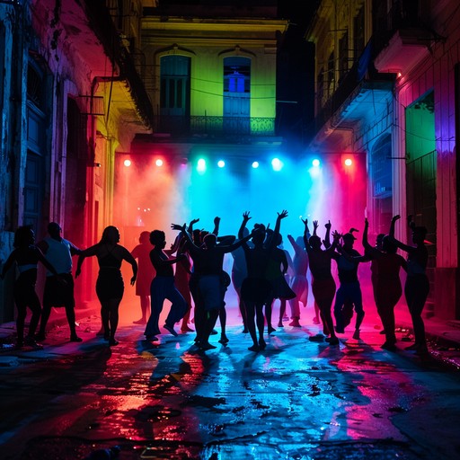 This track blends the fiery spirit of afro cuban culture with emotive melodies, creating an energizing and passionate soundscape that captures the essence of havana nightlife. The music is based around the clave rhythm, supported by dynamic shifts that mimic the vibrant, heart pumping environment of a cuban dance hall.