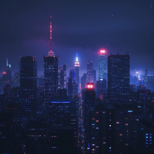 Craft a nostalgic and heartfelt synthwave track evoking intimate moments shared amidst the city's ethereal glow, where softly pulsating synths create a dreamy and wistful atmosphere, perfect for reflective nocturnal musings.