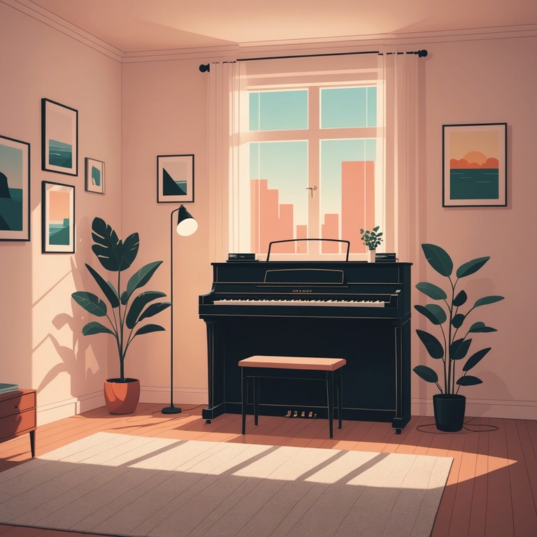 This alternative track subtly enhances the experience of self reflection during solitary evenings. Mellow sounds from the electric piano fill the air, creating a comfort zone for those who seek peace away from the noise.