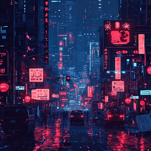 A vibrant mix of energetic beats and dreamy atmospheric layers, this track captures the essence of a bustling city at night. With a foundation in trip hop, it blends electronic beats, bass, and ambient sounds, creating an ecstatic yet surreal sonic experience.