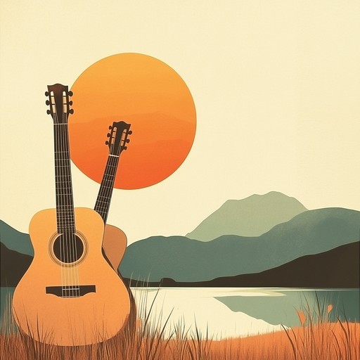This instrumental composition captures the serene charm of the brazilian countryside, embracing the gentle tones of the sertanejo genre with a soothing acoustic guitar. The music breathes with a tender warmth, invoking imagery of vast fields, tranquil sunsets, and memories in the heartlands. Perfect for evoking feelings of nostalgia and peace, the piece focuses on a simplistic yet emotive melodic structure that flows effortlessly, creating a comforting and inviting auditory experience.