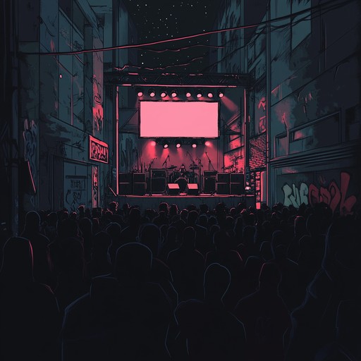 A high energy punk rock track that encapsulates the intensity of a frenetic urban street fight, with heavy guitars and relentless drumming creating a thrilling atmosphere