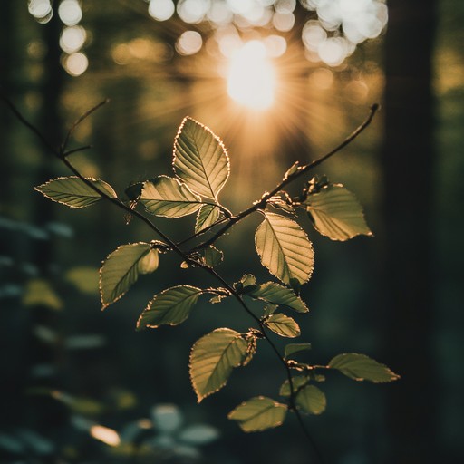 In this composition, a solo harp eloquently captures the mysterious and serene ambiance of an ancient, lush forest. The gentle plucking mimics the sound of rustling leaves and distant wildlife, creating a meditative and soothing soundscape that transports the listener to a secluded natural haven.