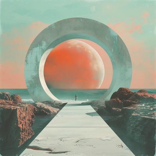 This track features a blend of lush, dreamy soundscapes and upbeat, driving edm rhythms, creating a sense of progression and futuristic excitement. It should convey a feel of traveling at light-speed through a neon-lit city or an abstract digital realm, with layers of electronic effects that evoke a sense of wonder and innovation. The climax builds with a powerful lead melody that should inspire awe and excitement.