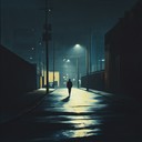 a dark, introspective jingle evoking feelings of loss and solitude