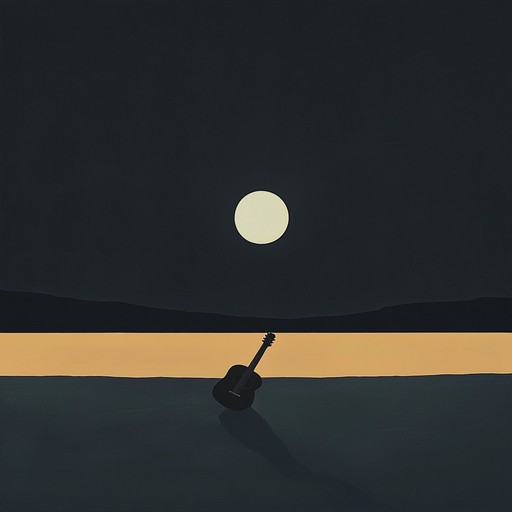 This alternative version deepens the emotional depth, highlighting the guitarist's lonely melody as it intertwines with the whispers of the night wind, resonating deeply with those who find comfort in the solitude of night.
