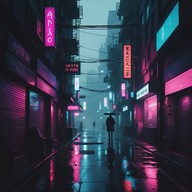 haunting soundscape in cyber ghost town.