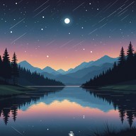serene night vibes with electric elegance