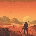 bold futuristic military sounds with ethereal undertones
