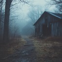 eerie bluegrass tune evoking spooky mountain tales