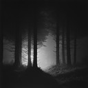 eerie soundscapes in a dark forest