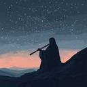 melodic flute journeys across historic scenery