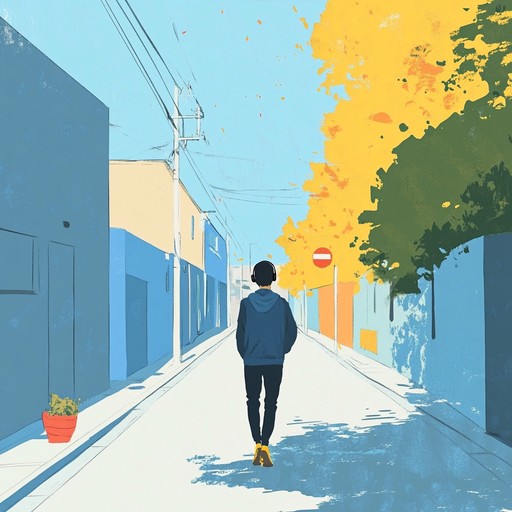 A smooth blend of mellow guitar riffs and gentle beats, evoking the feeling of a sunny afternoon walk in the park with warm melodies that uplift the spirit and bring a smile.