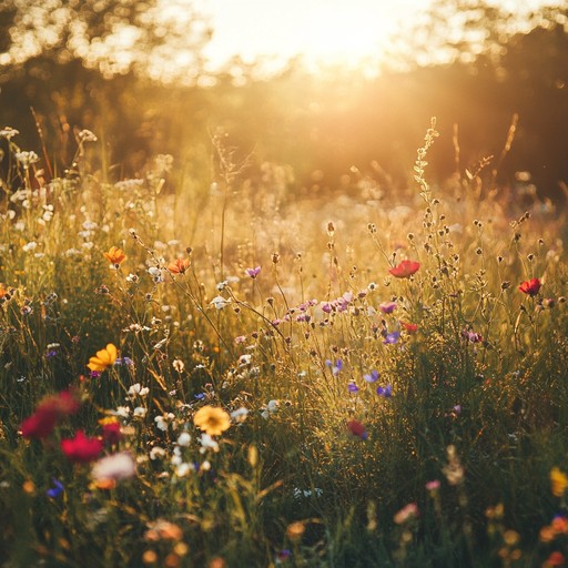 A delightful and calming instrumental german schlager song that tenderly waltzes through serene melodies and peaceful harmonies, evoking the feeling of a sunny summer day in a picturesque meadow. Relax and let the soothing rhythms take you on a tranquil journey