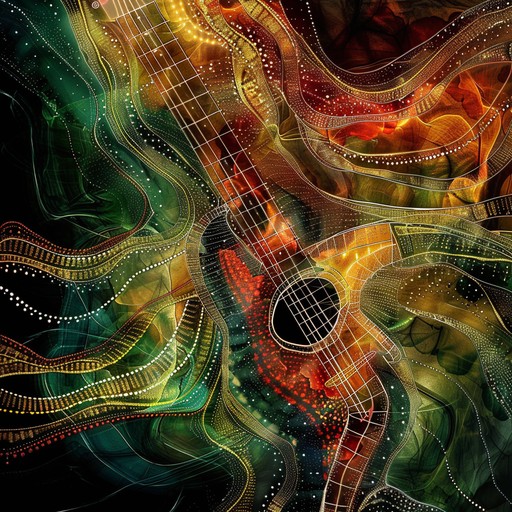 Experience a unique fusion of traditional raga scales and electric guitar rock elements, crafting a mysterious and ethereal soundscape. This instrumental piece blends dynamic guitar riffs with the enchanting scales of raga, evoking a dreamlike atmosphere perfect for introspection or meditation.
