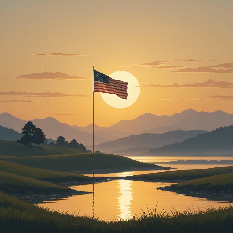 An alternative version focusing on a more majestic and grand orchestration, enhancing the feeling of unity and pride across a nation, designed to resonate deeply during significant national events.