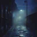 a mournful journey through a desolate, nighttime landscape
