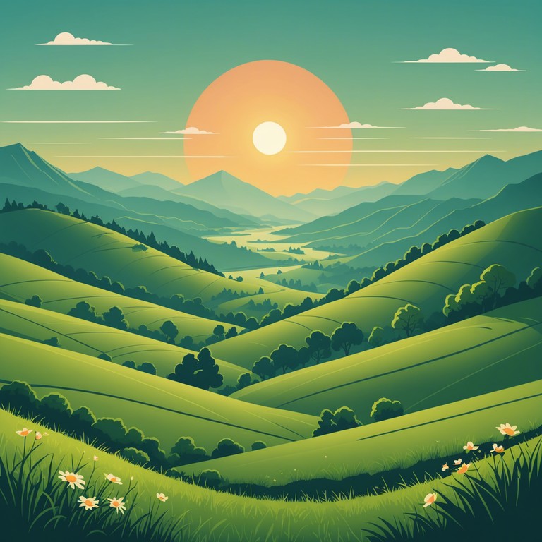 This piece captures the essence of a hopeful, optimistic morning where musical influences from around the world converge in harmony. The track features a ukulele leading the melody, enriching the soundscape with its sweet, plucky timbre, while elements of folk and world music blend subtly in the background, representing the global vibe of unity and joy.