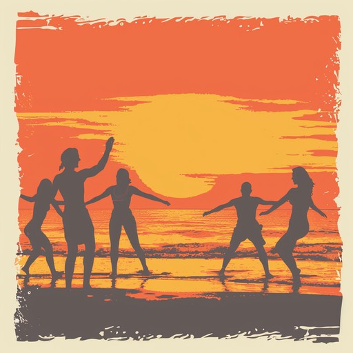 Imagine yourself lounging on a pristine sandy beach as the sun dips below the horizon, painting the sky in vibrant hues of orange and pink. The gentle rhythm of the waves lapping against the shore blends seamlessly with the soothing melodies of a bossa nova tune, creating an atmosphere of pure tranquility and relaxation. The delicate strumming of a nylon-string acoustic guitar is accompanied by the soft whisper of a cabasa and the gentle pulsing of a muted bass, evoking a sense of warmth and contentment. As the music flows through the air, you can't help but sway to the inviting rhythm, letting your worries melt away with each passing note. This instrumental piece captures the essence of a perfect sunset on a tropical beach, inviting you to unwind, relax, and immerse yourself in the beauty of the moment.