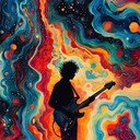 an energetic psychedelic instrumental with groovy rhythms and dreamy melodies