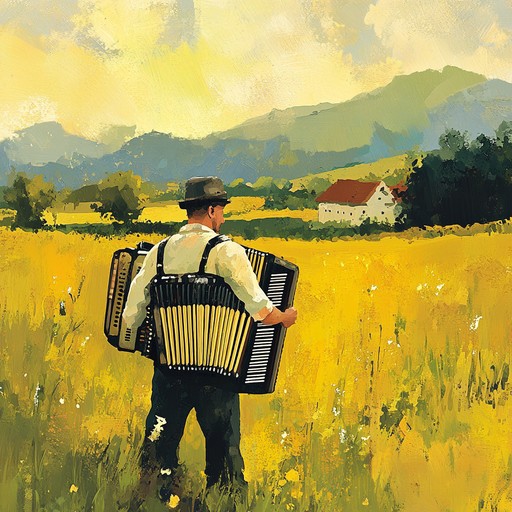 A bright, flowing waltz that captures a warm summer's day in bavaria, evoking images of picturesque countryside and joyful gatherings. The gentle orchestration coupled with elegant melodies ensures a pleasant listening experience, conveying tranquility and peace.