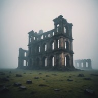 eerie echoes in a serene soundscape