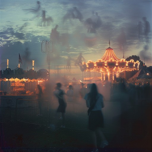 Experience a spine chilling polka that conjures images of shadowy carnival rides. The accordion leads with a haunting tune enhanced by spectral rhythms that evoke the feeling of wandering through a deserted night carnival.