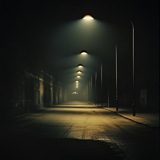 An instrumental sadcore piece that builds suspense through layered melancholic melodies and haunting atmospheric sounds, exploring themes of solitude and introspection with slow, echoing guitar riffs and subtle ambient textures.